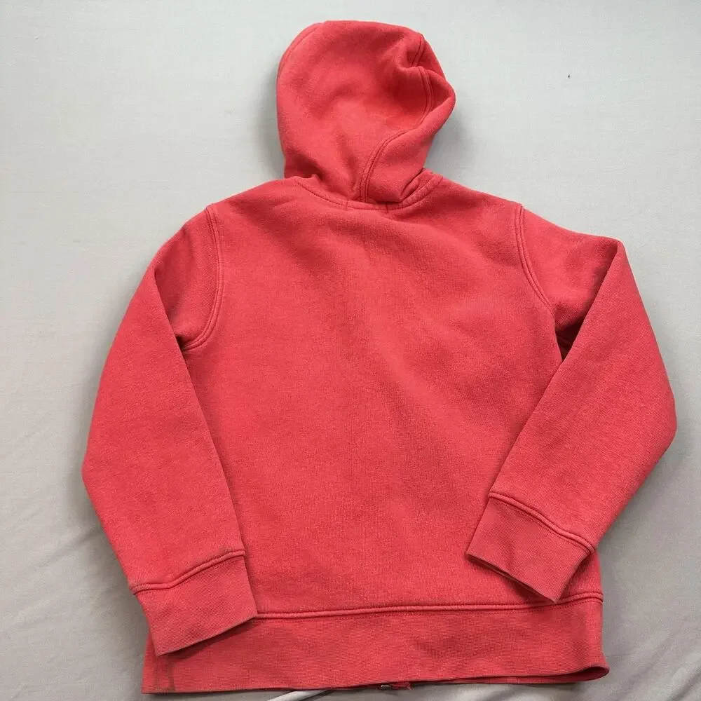 Polo Ralph Lauren Hoodie Boys 5 Red Full Zip Big Pony Embroidered Sweatshirt